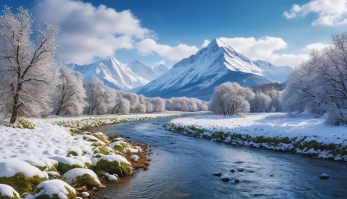 snow landscape,winter landscape,snowy landscape,snowy mountains,winter background,landscape mountains alps,fantasy landscape,mountain scene,snow mountains,snowy peaks,mountain landscape,mountains snow,snow mountain,landscape background,ice landscape,the alps,snow scene,mountainous landscape,alpine region,cartoon video game background,Photography,General,Natural