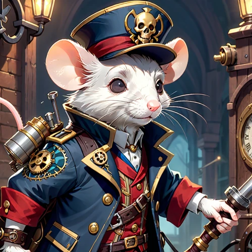 rataplan,rat na,rat,rodentia icons,year of the rat,musical rodent,conductor,aristocrat,cat sparrow,admiral von tromp,color rat,figaro,game illustration,merlin,dormouse,town crier,gerbil,mice,inspector,lab mouse icon,Anime,Anime,General