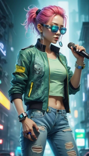 cyberpunk,transistor,punk,80s,cyber glasses,girl with gun,renegade,music background,girl with a gun,background images,streampunk,cg artwork,mobile video game vector background,game art,punk design,80's design,transistor checking,pubg mascot,game illustration,retro girl,Illustration,Realistic Fantasy,Realistic Fantasy 19