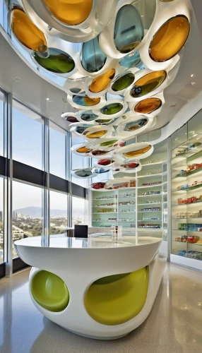 dish storage,children's interior,shashed glass,ufo interior,colorful glass,modern office,contemporary decor,modern decor,interior modern design,eco hotel,interior design,interior decoration,shelving,assay office,shoe store,glass wall,ceiling fixture,pharmacy,in the pharmaceutical,car showroom,Photography,General,Realistic