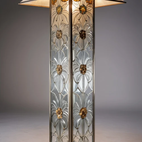 light fixture,sconce,art nouveau design,floor lamp,ornamental dividers,shashed glass,art deco ornament,metal cabinet,cuckoo light elke,table lamp,wall light,fire screen,room divider,table lamps,art deco,armoire,ceiling fixture,ceiling light,art nouveau,under-cabinet lighting,Photography,General,Realistic