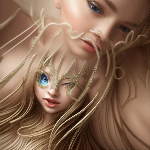 tears bronze,siren,world digital painting,tendrils,mermaid vectors,the blonde in the river,water nymph,sci fiction illustration,fantasy art,painter doll,fantasy portrait,3d fantasy,surrealism,mermaid background,immersed,artist doll,digital art,mystical portrait of a girl,digital artwork,spider silk,Common,Common,Natural