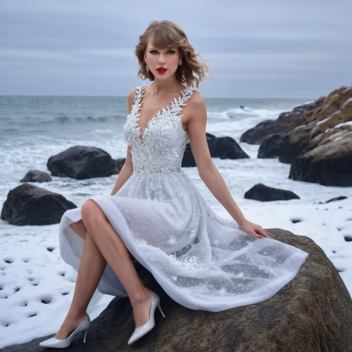 white winter dress,enchanting,white dress,beach background,enchanted,on the shore,wedding dress,vintage dress,wedding gown,sea foam,wedding dresses,elegant,by the sea,strapless dress,romantic look,bridal clothing,a princess,ice princess,model-a,white velvet