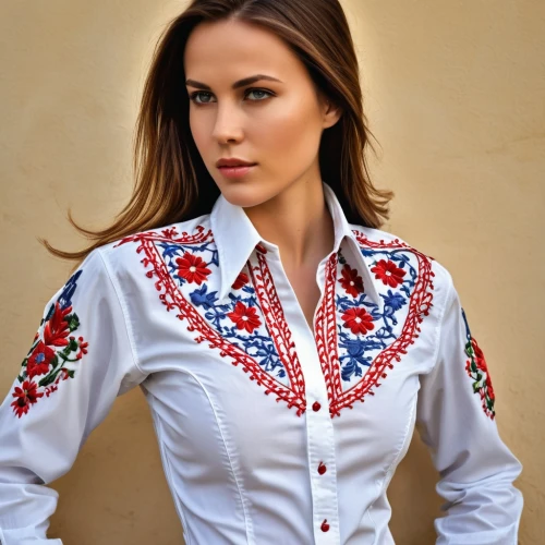 blouse,russian folk style,ukrainian,bolero jacket,folk costume,southwestern,uzbekistan,ethnic design,menswear for women,folk costumes,red white,ukrainian levkoy,dress shirt,women fashion,i love ukraine,barong,bulgarian,tatar,ukraine uah,romanian,Photography,General,Realistic