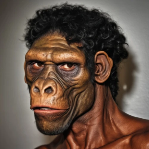 ape,neanderthal,chimp,chimpanzee,primitive person,common chimpanzee,gorilla,aborigine,primate,neanderthals,orang utan,cave man,hanuman,orangutan,cougnou,jheri curl,the monkey,uakari,caveman,primitive man,Photography,General,Realistic