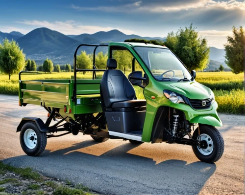 compact sport utility vehicle,piaggio ape,electric golf cart,chevrolet advance design,hybrid electric vehicle,sports utility vehicle,golf buggy,grass cutter,sport utility vehicle,all-terrain,walk-behind mower,fiat fiorino,all-terrain vehicle,lawn aerator,golf cart,quail grass,john deere,land vehicle,green power,sustainable car,Photography,General,Realistic