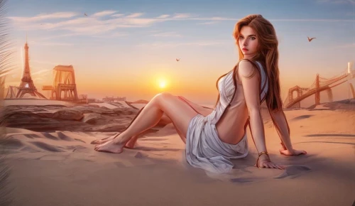 girl on the dune,beach background,photoshop manipulation,photo manipulation,fantasy picture,girl in a long dress,image manipulation,digital compositing,world digital painting,desert background,photomanipulation,sand timer,fantasy art,landscape background,dune sea,sand,sand seamless,beautiful beach,on the beach,by the sea,Common,Common,Photography
