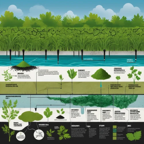 aquatic plants,the roots of the mangrove trees,pond plants,eastern mangroves,green algae,mangroves,water plants,riparian zone,water smartweed,ecological sustainable development,aquatic herb,fluvial landforms of streams,infographic elements,ecologically,permaculture,wetland,water resources,perennial plants,water pollution,aquatic plant,Unique,Design,Infographics