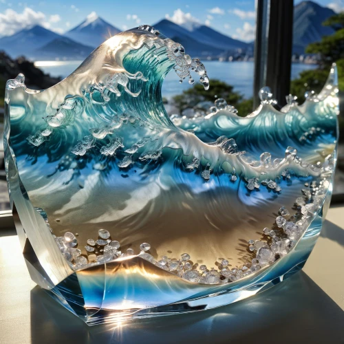 glass vase,glass sphere,glass painting,glasswares,shashed glass,glass ornament,water lily plate,colorful glass,hand glass,blue sea shell pattern,glass yard ornament,decanter,glass ball,glass series,crystal glass,clear bowl,glass container,glass signs of the zodiac,japanese waves,mosaic glass