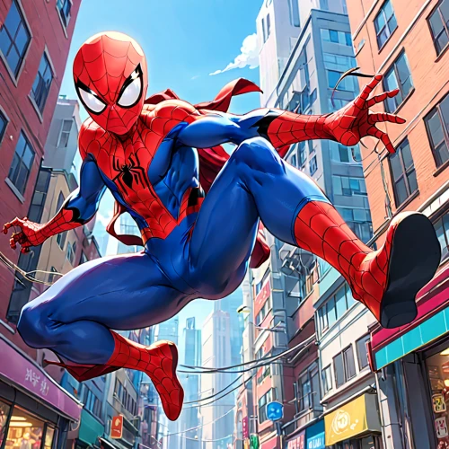 spider-man,superhero background,spiderman,cg artwork,spider man,webbing,web,webs,peter,mobile video game vector background,spider,the suit,spider bouncing,marvel comics,full hd wallpaper,peter i,game illustration,walking spider,background images,concept art,Anime,Anime,Traditional
