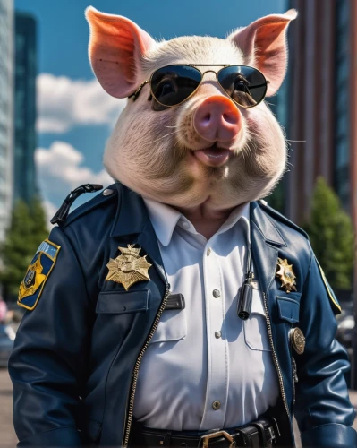 pig,officer,suckling pig,policeman,police officer,sheriff,hog,a police dog,pig dog,police dog,criminal police,cop,cops,police,mini pig,kawaii pig,porker,traffic cop,hpd,police uniforms