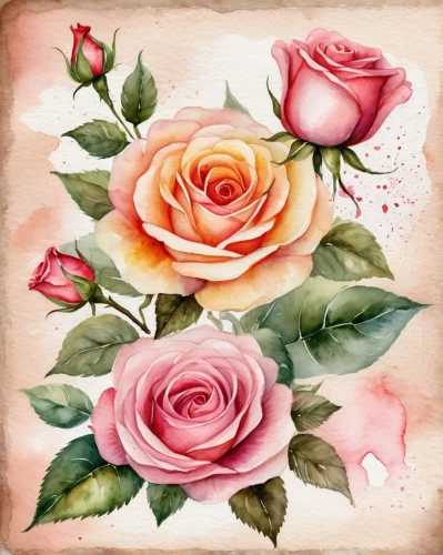 watercolor roses,watercolor roses and basket,rose flower illustration,watercolor floral background,pink roses,yellow rose background,garden roses,roses pattern,colorful roses,noble roses,paper flower background,rose png,pink floral background,rose roses,blooming roses,floral digital background,rose flower drawing,watercolor flowers,flower background,floral background,Illustration,Paper based,Paper Based 24