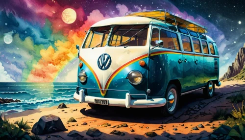 vwbus,campervan,vw bus,volkswagenbus,vanagon,camping bus,vw camper,vw van,schoolbus,camper van,travel trailer poster,camper van isolated,travel van,school bus,the system bus,bus,van,vanlife,psychedelic art,recreational vehicle,Conceptual Art,Fantasy,Fantasy 03