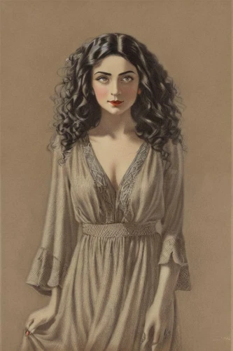 la violetta,girl in cloth,girl with cloth,venus,young woman,persian,iranian,woman hanging clothes,lacerta,the magdalene,artemisia,vintage woman,lilian gish - female,hipparchia,cleopatra,garment,portrait of a girl,miss circassian,vintage female portrait,portrait of a woman,Art sketch,Art sketch,Traditional