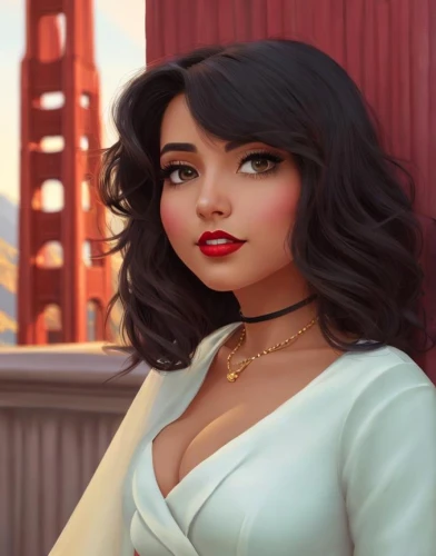 jasmine,tiana,a beautiful jasmine,jasmine blossom,romantic portrait,rosa ' amber cover,digital painting,fantasy portrait,jasmine bush,ester williams-hollywood,jasmine virginia,moana,marina,rosa bonita,retro woman,retro girl,background ivy,city ​​portrait,kim,custom portrait,Common,Common,Cartoon