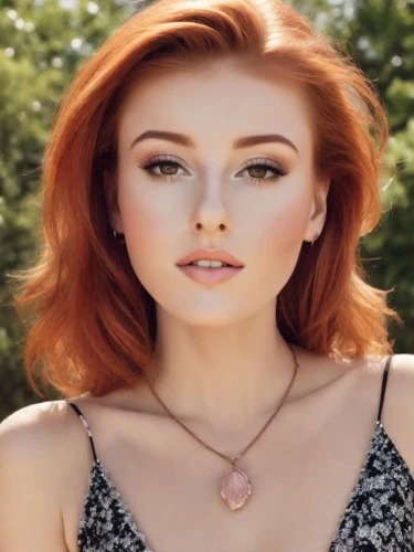 redheads,maci,redhead doll,redhair,redheaded,ginger rodgers,redhead,chrystal,necklace,necklace with winged heart,red head,ginger,amber stone,red-haired,beautiful young woman,clary,orange color,jeweled,orange,fiery