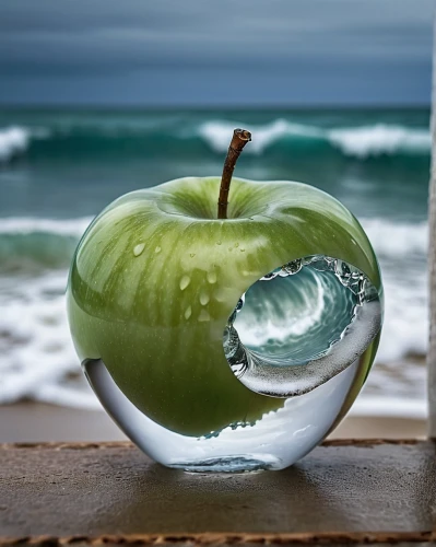 green apple,apple logo,water apple,apple design,worm apple,apple icon,piece of apple,glass sphere,green apples,still life photography,surface tension,bowl of fruit in rain,fruits of the sea,apple world,core the apple,golden apple,apple,kiwi coctail,art forms in nature,glass ornament,Photography,General,Realistic