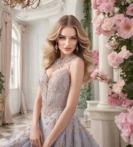 hydrangea background,lycia,romantic look,fairy queen,enchanting,bridal clothing,peach rose,princess sofia,elegant,wedding dresses,royal lace,quinceanera dresses,gardenia,celtic woman,with roses,wedding gown,lilac blossom,wedding dress,tulle,evening dress,Photography,Realistic