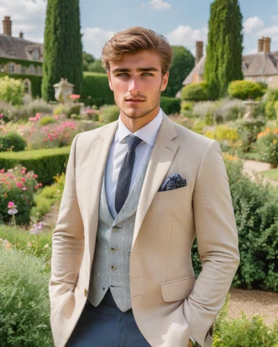 wedding suit,men's suit,estate agent,formal guy,george russell,gardener,suit trousers,the groom,groom,male model,charles leclerc,austin stirling,flowered tie,navy suit,men's wear,aristocrat,boutonniere,real estate agent,pink tie,gentlemanly,Photography,Realistic