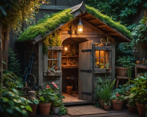 garden shed,miniature house,small cabin,small house,garden door,little house,shed,summer cottage,country cottage,sheds,cottage garden,wooden hut,beautiful home,climbing garden,garden buildings,flower shop,fairy door,green living,garden decor,cottage,Photography,General,Fantasy