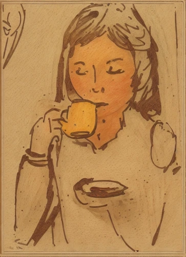 woman drinking coffee,woman at cafe,coffee tea drawing,coffee tea illustration,girl with bread-and-butter,tea card,girl with cereal bowl,coffee art,café au lait,tea art,tea drinking,woman with ice-cream,woman holding pie,sayama tea,hojicha,drinking coffee,darjeeling tea,post-it note,a cup of coffee,woman eating apple,Art sketch,Art sketch,Traditional