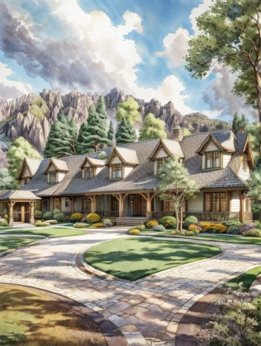 golf resort,golf course background,house in the mountains,house in mountains,golf hotel,country estate,indian canyons golf resort,indian canyon golf resort,aurora village,country club,country hotel,alpine village,retirement home,ski resort,knight village,mountain settlement,home landscape,luxury home,dune ridge,the cabin in the mountains