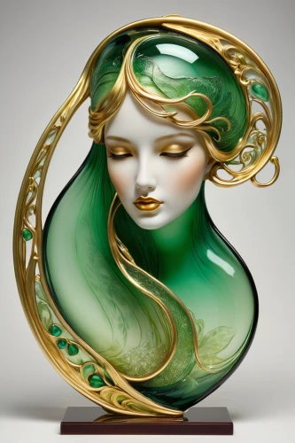 art deco woman,art nouveau,art nouveau design,art deco ornament,decorative figure,glass painting,art nouveau frame,shashed glass,art deco,glasswares,decorative art,glass ornament,enamelled,art nouveau frames,woman sculpture,art deco frame,glass yard ornament,junshan yinzhen,bronze sculpture,glass vase,Illustration,Retro,Retro 08