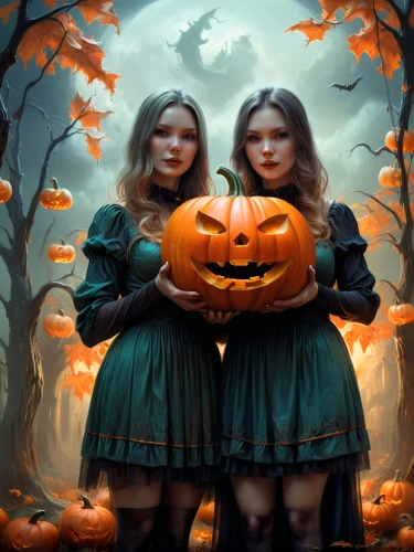 pumpkin heads,witches,halloween illustration,halloween poster,halloween and horror,celebration of witches,pumpkins,halloween background,pumpkin autumn,jack-o'-lanterns,halloween pumpkin gifts,jack-o-lanterns,halloween wallpaper,halloween scene,halloween pumpkins,halloween vector character,autumn pumpkins,pumkins,halloween ghosts,halloween 2019,Conceptual Art,Fantasy,Fantasy 01