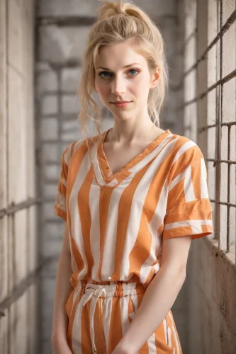 orange,striped background,peach color,orange color,liberty cotton,orange robes,vintage dress,orange half,bright orange,orange cream,eleven,orange dahlia,retro woman,greta oto,horizontal stripes,peach,country dress,fashion shoot,in a shirt,menswear for women