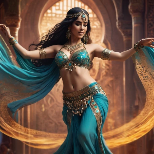 belly dance,aladha,ethnic dancer,cleopatra,aladin,arabian,dancer,ancient egyptian girl,blue enchantress,radha,fantasy art,sari,fantasy woman,jaya,ancient costume,bollywood,jasmine,orientalism,oriental princess,sorceress,Conceptual Art,Fantasy,Fantasy 02