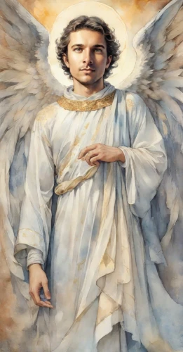 the archangel,guardian angel,archangel,angelology,god,the angel with the cross,angel,son of god,holy spirit,angel moroni,baroque angel,greer the angel,the face of god,angel wings,angels,business angel,angelic,uriel,benediction of god the father,angel wing,Digital Art,Watercolor