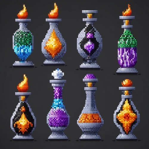 candlesticks,decorative fountains,fireplaces,perfume bottles,vases,islamic lamps,candlemaker,candles,gas bottles,column of dice,funeral urns,tealights,votive candles,advent candles,bottle fiery,oil lamp,potions,torches,mod ornaments,tealight,Unique,3D,3D Character