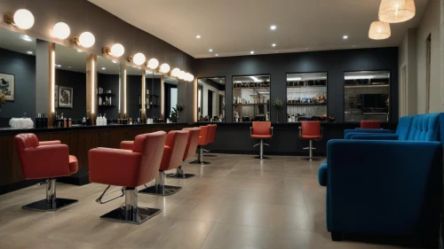 salon,barbershop,barber shop,hairdressers,hairdressing,beauty salon,barber chair,beauty room,hairdresser,barber,bar counter,barstools,parlour,cosmetics counter,search interior solutions,bar,bar stools,piano bar,contemporary decor,hair dresser