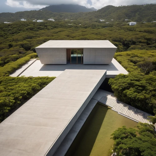 archidaily,japanese architecture,dunes house,grass roof,asian architecture,kumano kodo,corten steel,japan peace park,water wall,reflecting pool,exposed concrete,the golden pavilion,roof landscape,golden pavilion,view from above,modern architecture,cube house,jeju island,chile house,conguillío national park,Photography,General,Realistic