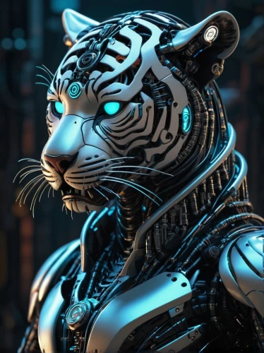 blue tiger,royal tiger,tiger png,tiger,a tiger,asian tiger,tigerle,amurtiger,tiger python,white tiger,panther,tiger head,armored animal,bengal tiger,zebra,tigers,jaguar,cybernetics,diamond zebra,type royal tiger,Conceptual Art,Sci-Fi,Sci-Fi 09