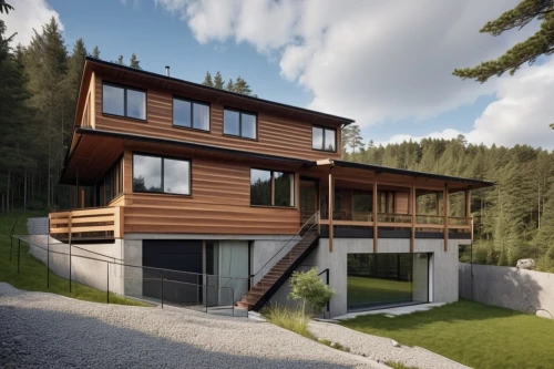 modern house,3d rendering,eco-construction,timber house,cubic house,dunes house,wooden house,chalet,house in the mountains,house in mountains,modern architecture,inverted cottage,house in the forest,render,frame house,residential house,exzenterhaus,chalets,house drawing,log home,Photography,General,Realistic