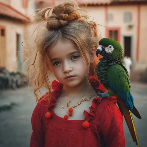 little girl in wind,vintage boy and girl,little boy and girl,parrot,beautiful macaw,beautiful parakeet,girl and boy outdoor,lovebird,tropical birds,exotic bird,innocence,child portrait,little girl with umbrella,photographing children,vintage children,conure,little girl,little girl in pink dress,mystical portrait of a girl,parrots,Photography,Documentary Photography,Documentary Photography 08