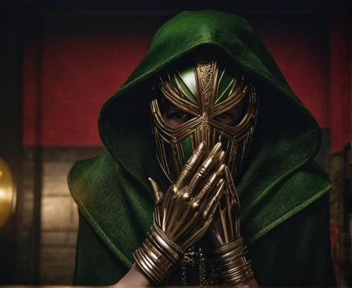 doctor doom,with the mask,iron mask hero,masked man,hooded man,golden mask,loki,gold mask,masked,green goblin,ffp2 mask,anonymous mask,male mask killer,without the mask,arrow,arrow set,hooded,mask duty,wearing a mandatory mask,mask,Photography,General,Cinematic