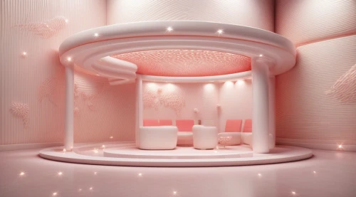 beauty room,baby room,ufo interior,luxury bathroom,pink chair,cosmetics counter,sci fi surgery room,room newborn,the little girl's room,treatment room,3d render,canopy bed,cinema 4d,stage design,therapy room,doctor's room,surgery room,beauty salon,shower bar,3d rendering