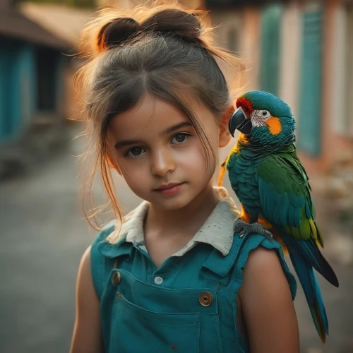 blue parrot,tropical birds,beautiful macaw,colorful birds,photographing children,tropical bird,exotic bird,parrot,beautiful bird,macaws of south america,blue bird,tenderness,birds with heart,little boy and girl,child portrait,vintage boy and girl,cuba-hummingbird,beautiful parakeet,blue macaw,innocence,Photography,Documentary Photography,Documentary Photography 08
