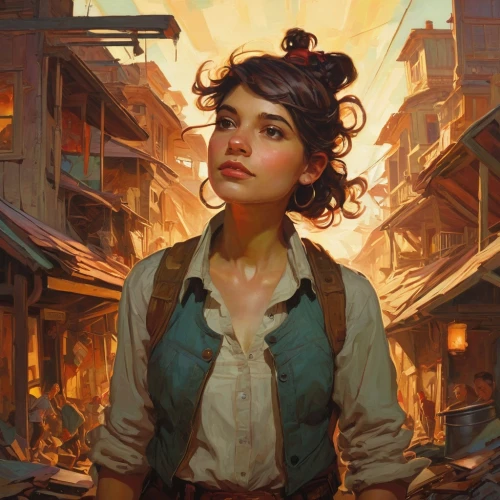 rosa ' amber cover,girl with bread-and-butter,transistor,fantasy portrait,mystical portrait of a girl,girl in a historic way,sci fiction illustration,game illustration,girl portrait,mystery book cover,game art,girl with gun,portrait of a girl,world digital painting,nora,pilgrim,romantic portrait,girl with a gun,city ​​portrait,girl with a wheel,Conceptual Art,Fantasy,Fantasy 18
