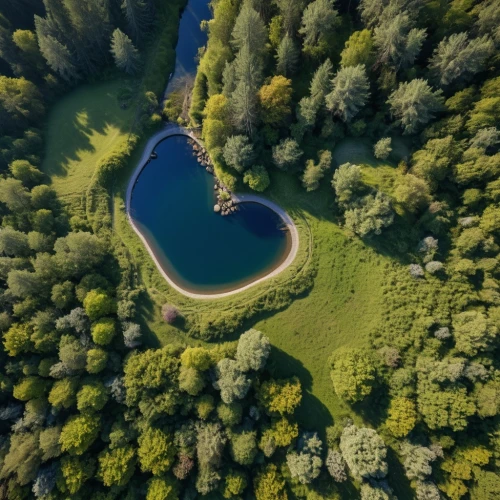 a small lake,dji mavic drone,pond,aerial landscape,silvaplana lake,alpine lake,underground lake,artificial islands,dji agriculture,dji spark,artificial island,bird's-eye view,bird's eye view,volcanic crater,sinkhole,drone shot,park lake,the source of the danube,the wolf pit,mavic 2,Photography,General,Realistic