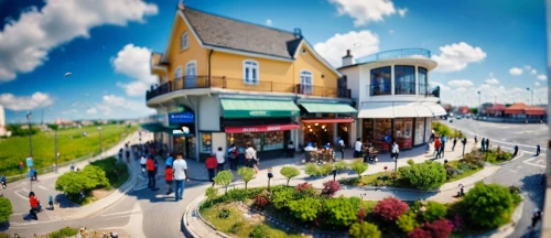 3d rendering,seaside resort,fishermans wharf,tilt shift,willemstad,market place,property exhibition,knokke,new housing development,town planning,shopping center,model railway,aurora village,crown render,shopping street,suceava,sopot,marketplace,burano,townscape,Unique,3D,Panoramic