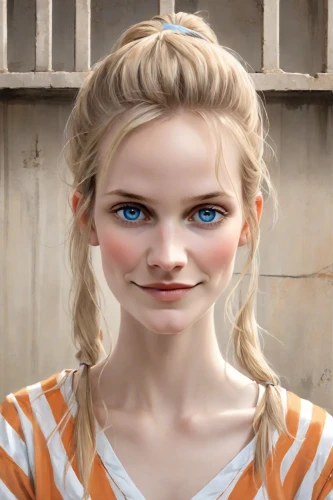 milkmaid,portrait of a girl,clementine,alice,girl portrait,the girl's face,geppetto,elsa,doll's facial features,madeleine,blue jasmine,pippi longstocking,girl with bread-and-butter,woman of straw,world digital painting,angelica,eleven,female doll,character animation,woman face,Digital Art,Comic