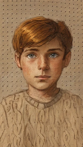 child portrait,colored pencil background,woven,burlap,wooden doll,child,unhappy child,gingerbread boy,wooden man,child boy,crayon colored pencil,oil on canvas,oil stain,child with a book,color pencil,primitive man,human,cinnamon girl,boy,young man,Art sketch,Art sketch,Traditional