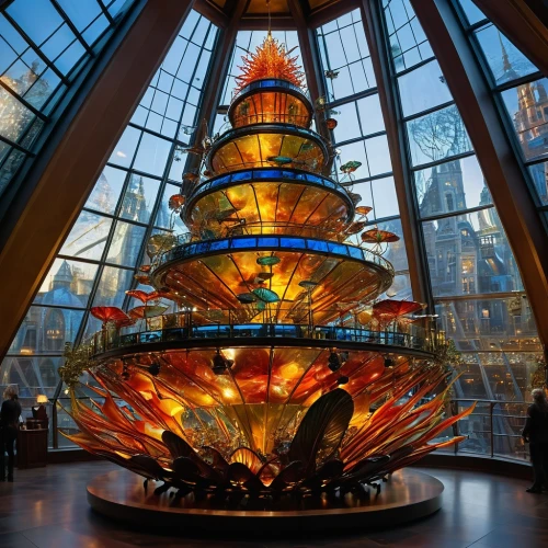glass pyramid,chocolate fountain,gaylord palms hotel,the eternal flame,aquarium decor,walt disney center,colorful glass,revolving light,colorful tree of life,decorative fountains,kinetic art,steel sculpture,floor fountain,musical dome,universal exhibition of paris,chrysler building,glass building,centrepiece,glass yard ornament,museum of science and industry,Photography,General,Natural