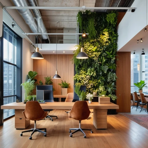modern office,hanging plants,creative office,forest workplace,modern decor,interior design,intensely green hornbeam wallpaper,offices,conference room,hanging plant,green plants,meeting room,ficus,contemporary decor,house plants,working space,green living,houseplant,money plant,bamboo plants,Photography,General,Realistic