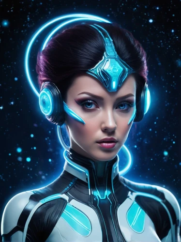 symetra,nova,andromeda,jaya,cassiopeia,widowmaker,avatar,cg artwork,sci fiction illustration,blue enchantress,sterntaler,vector girl,custom portrait,cyborg,nebula guardian,portrait background,edit icon,neottia nidus-avis,kosmea,widow,Conceptual Art,Sci-Fi,Sci-Fi 30