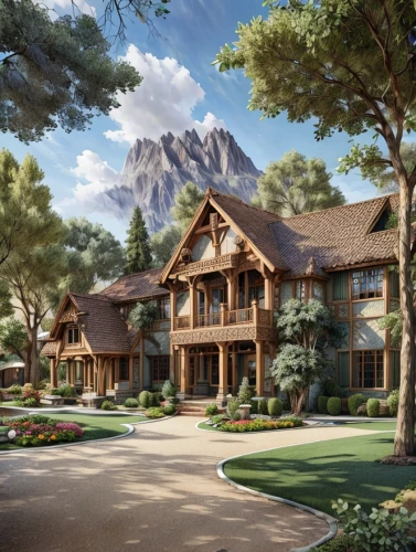 house in the mountains,house in mountains,alpine village,alpine style,mountain settlement,teton,indian canyons golf resort,bendemeer estates,indian canyon golf resort,ski resort,mountain village,country estate,log home,mountain valley,luxury home,the cabin in the mountains,chalet,luxury property,grand teton,golf resort