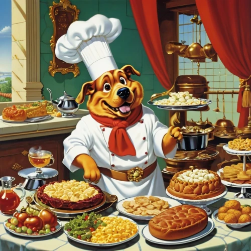 chef,viennese cuisine,caterer,italian cuisine,waiter,cuisine,sicilian cuisine,gastronomy,thanksgiving background,appetite,cuisine classique,italian food,restaurants online,pastry chef,chef's uniform,breakfast buffet,vintage illustration,mainzelmännchen,buffet,hungarian food,Illustration,Retro,Retro 18